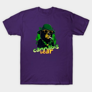 Cannabis Black Bear T-Shirt